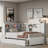 Avis Wood Daybed With Storage Shelves, Charging Station And Trundle-883293955