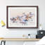 Oia Santorini Skyline in Greece - Picture Frame Graphic Art Print-56915219-56915220