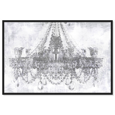 Diamants argentés - Impression sur toile