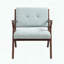 Chaise d'appoint Mid-Century moderne avec coussins moelleux