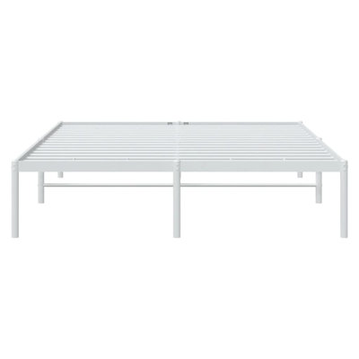 Metal Bed Frame White