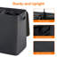 Canvas Laundry Hamper with Handles-2009558489
