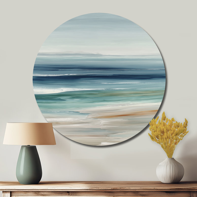 Décoration murale dorée en métal Golden Sunset, L 29 po x H 29 po