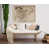 Cadre simple brun clair sans passe-partout
