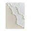 Art mural sur toile minimaliste blanc texturé 3D à la main, peinture abstraite côtière neutre sans cadre pour le salon-820948306