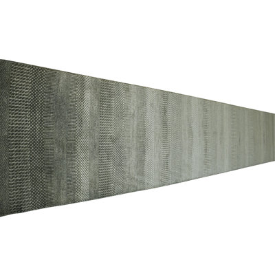 Shirly One-of-a-Kind 2.7x15.6 Runner Area Rug Grey