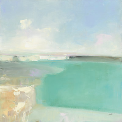 Summer Coastline 1 Piece Wrapped Canvas Painting