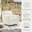 Upholstered Swivel Armchair-84680079