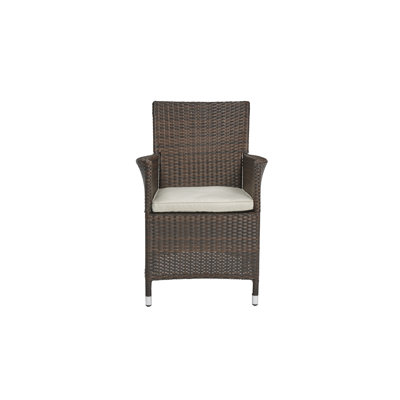 Patio Dining Armchair with Cushion