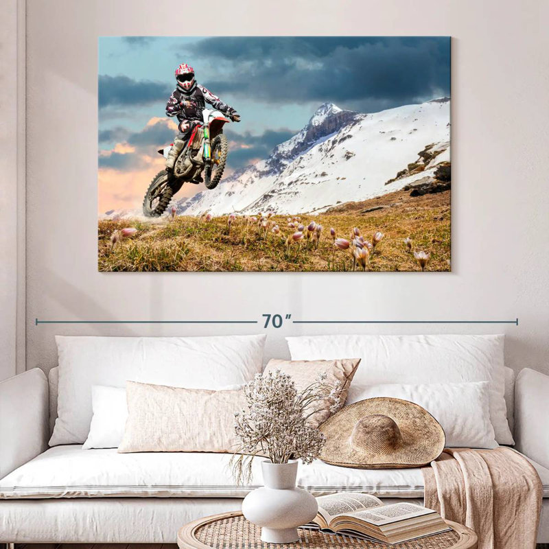 Sireci Alps Dirt Bike, 34" H x 51" W