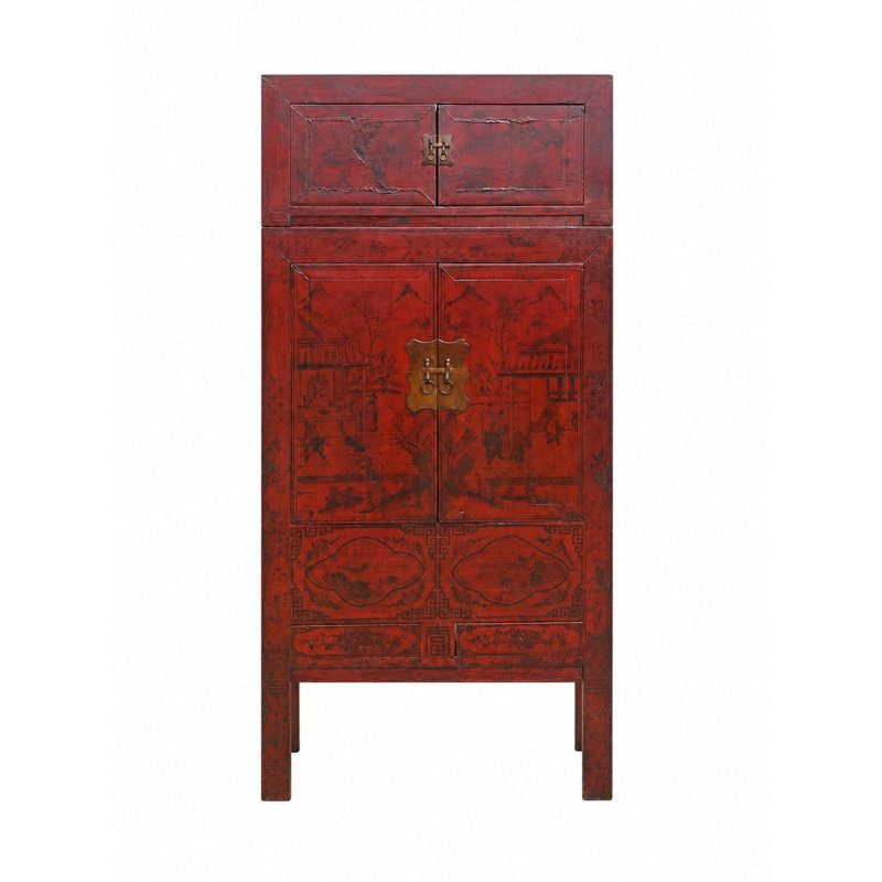 Solid Wood Accent Cabinet