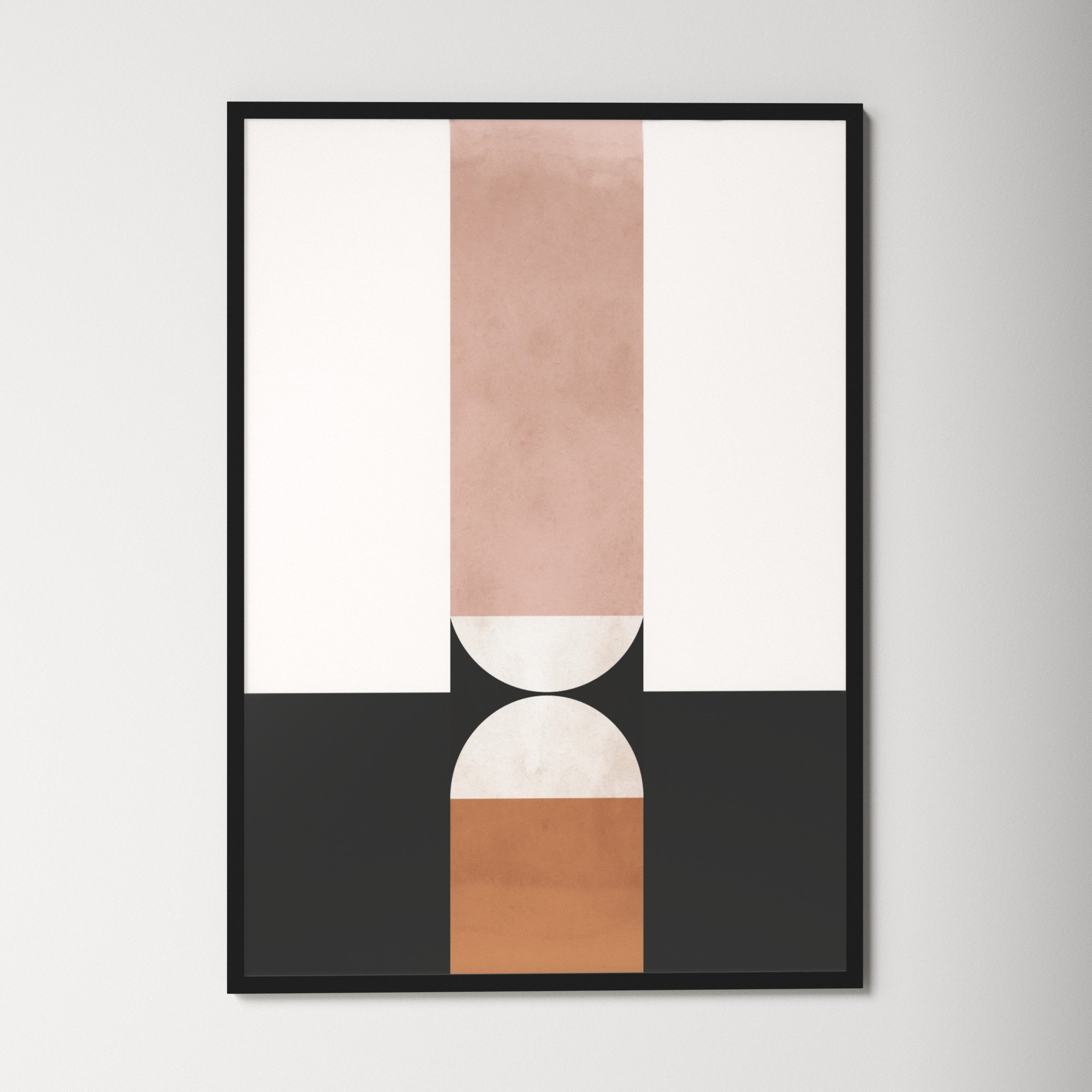 Venice 2 by Alexander Ginzburg, Black, 42.25" H x 30.25" W x 0.88" D