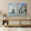 «Seaside Serenity Coastal Scenery», 2 pièces sur toile-98374113-98374112