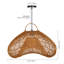 Luminaire suspendu 1 lumière Rattan-2046003699