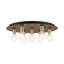 Plafonnier encastré 7 lumières 24 po Zaryk-1204943982