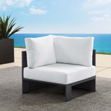 Modway Tahoe Outdoor Patio Powder-Coated Aluminum Modular Corner Chair