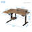 59“ L Shaped  Adjustable Height Standing Desk With Shelves-945586815