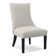 Chaise d'appoint rembourrée Tuxedo