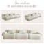 Canapé dans une boîte, canapé en mousse à mémoire de forme, canapé à compression moderne avec siège profond, aucun assemblage requis-900112572-900112574-900112569