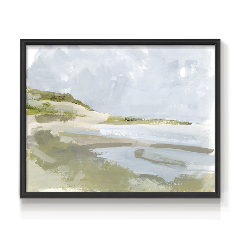 Sea Cove Impression II -Framed Print - Restickable