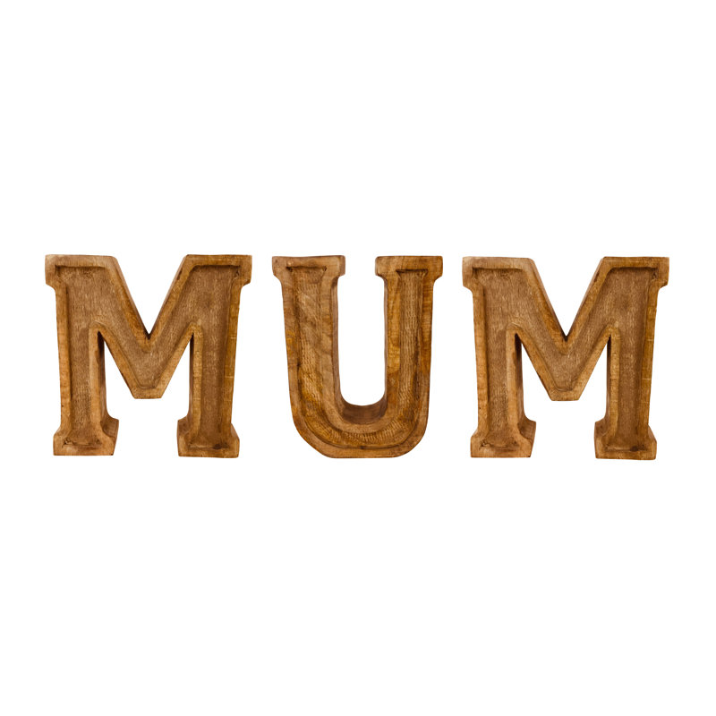 Melinda Text & Numbers Letter Block