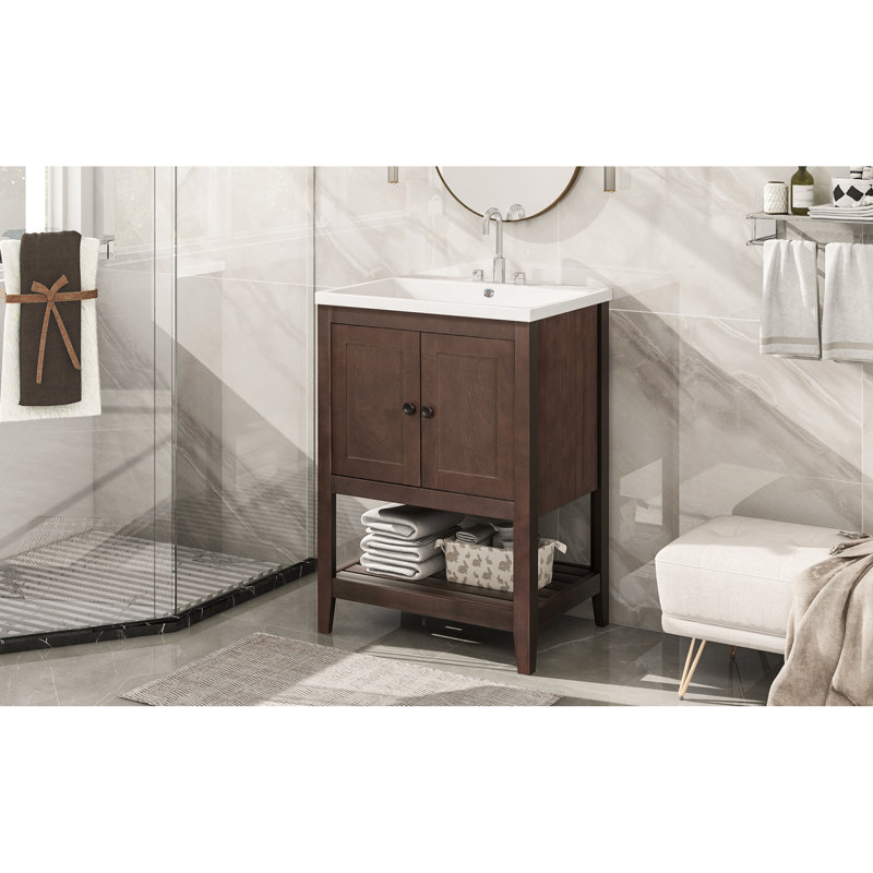 Alwine Freestanding Bathroom Cabinet