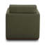 Fauteuil pivotant rembourré avec coussins réversibles Bobbi-118016403
