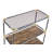 Console Table, Black/Gold & Smoky Glass