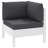 Pallet Cushion Charcoal Oxford Fabric 100 Percent Polyester Medium Outdoor Seating Pad-1899960026