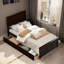 Lit plateforme simple avec 2 tiroirs-1036207797