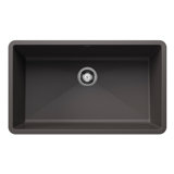 Precis SILGRANIT 32" L X 19" W Super Single Undermount Kitchen SInk