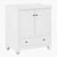 Charmant meuble-lavabo avec plusieurs options de rangement et fabrication durable