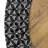 East Urban Home Art Deco Fitted Round Tablecloth Charcoal Grey Coconut-942046463