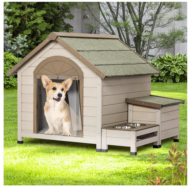 Niche pour chien en bois massif Martell