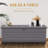 260 Gallon Metal Outdoor Deck Box, Waterproof And Durable, With Lockable Storage For Patio Furniture And Garden Tools