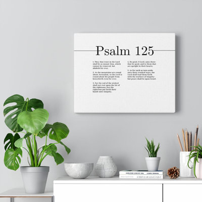 Do Good, O Lord Psalm 125 1 Piece Wrapped Canvas Wall Art