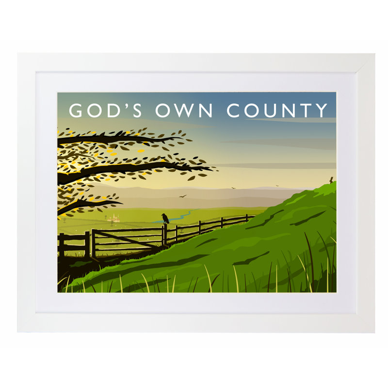 Richard O'Neil - Print, White Wood Frame, 44 cm H x 54 cm W x 2.2 cm D