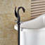 Robinet de lavabo de salle de bain classique avec finition chromée polie et installation facile