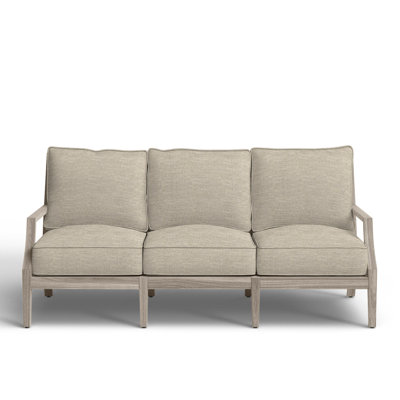 Haley Teak Sofa - Oyster