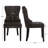PU Leather Dining Chairs with Pull Ring-443848411