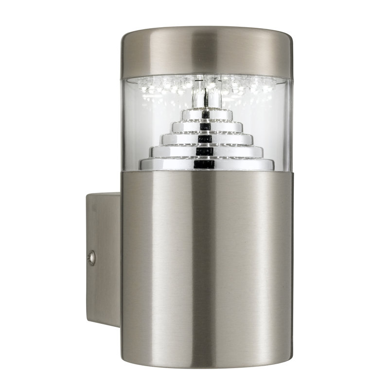 Amarion Silver 30 - Bulb 14cm H Integrated LED Outdoor Flush Mount