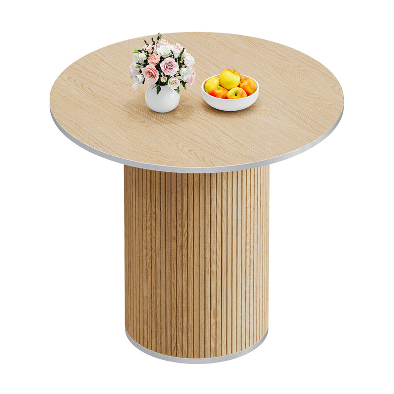 Round Dining Table, Oak
