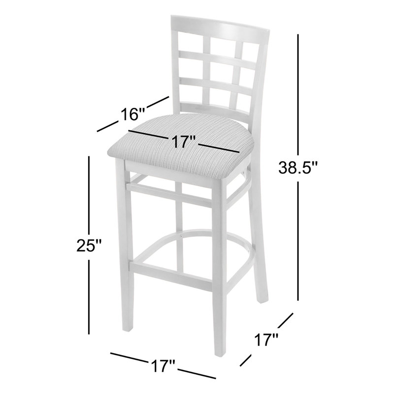 Tabouret, Noir, Alpin graphique, Tabouret de comptoir (siège d’une hauteur de 25