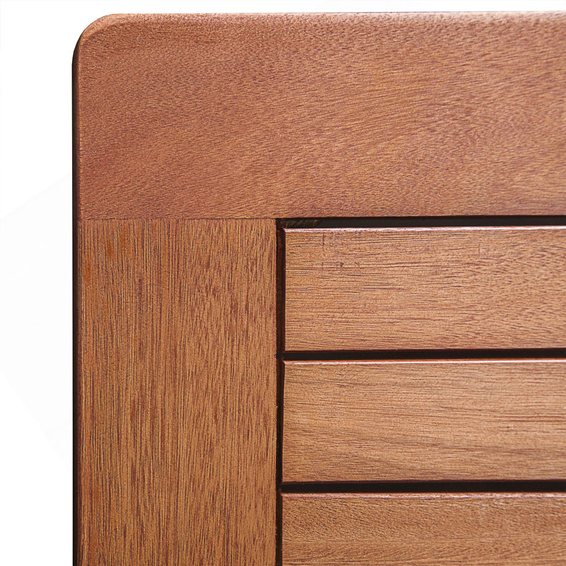 Lucius Reddish Brown Folding Bistro Table