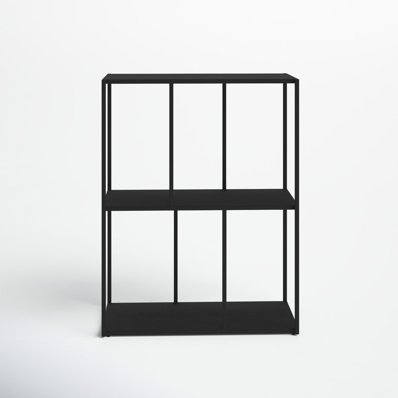 Georgetta Etagere Bookcase, Matte Black