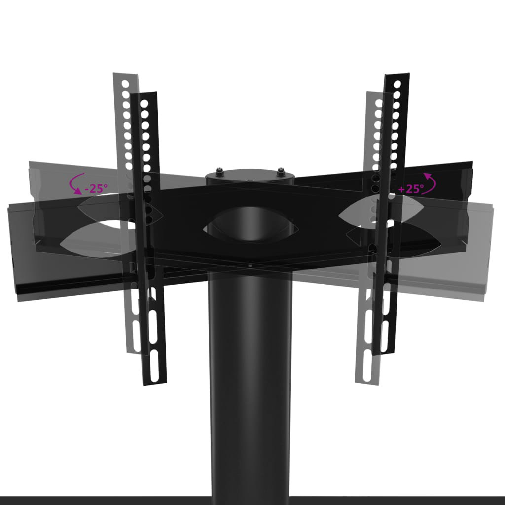 vidaXL TV corner shelf with 2 shelves