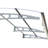 Door Window Awning Canopy Made Of 0.137Inch Thick Crystal Solid Polycarbonate Sheet And Aluminum Alloy With Valance For Masonry Concrete Wall House Only. (Canopy)-112604755-112604754