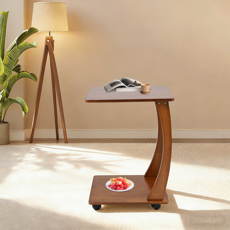 Table d'appoint C, Noyer clair