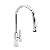 Modern Plp Pulldown Faucet - Lever Sprayer - Angled Spout