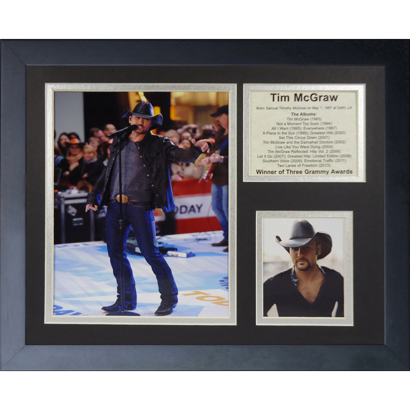 Souvenirs encadrée tim mcgraw